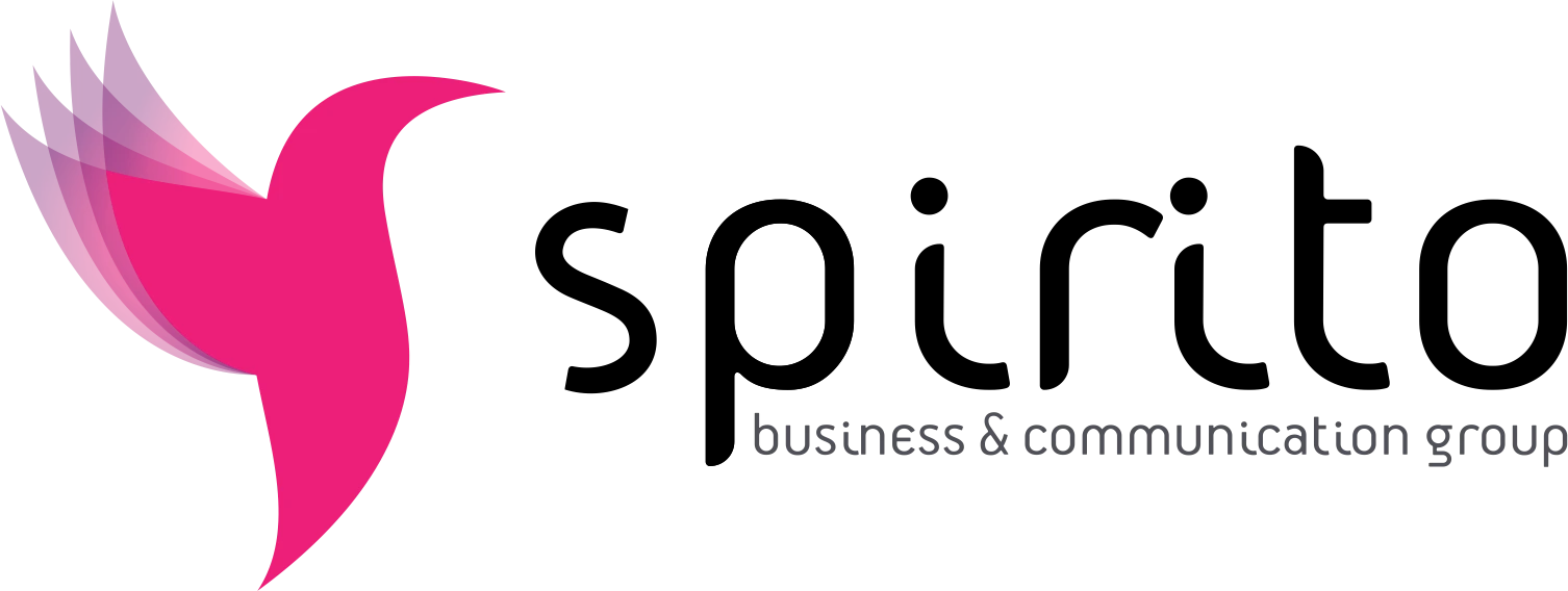 spirito logo black letters